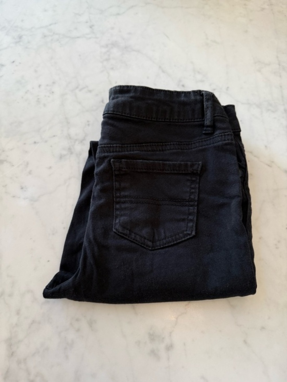 Girls Black Jeggings Size 12 Skinny Pants Stretch Epic Threads EUC
